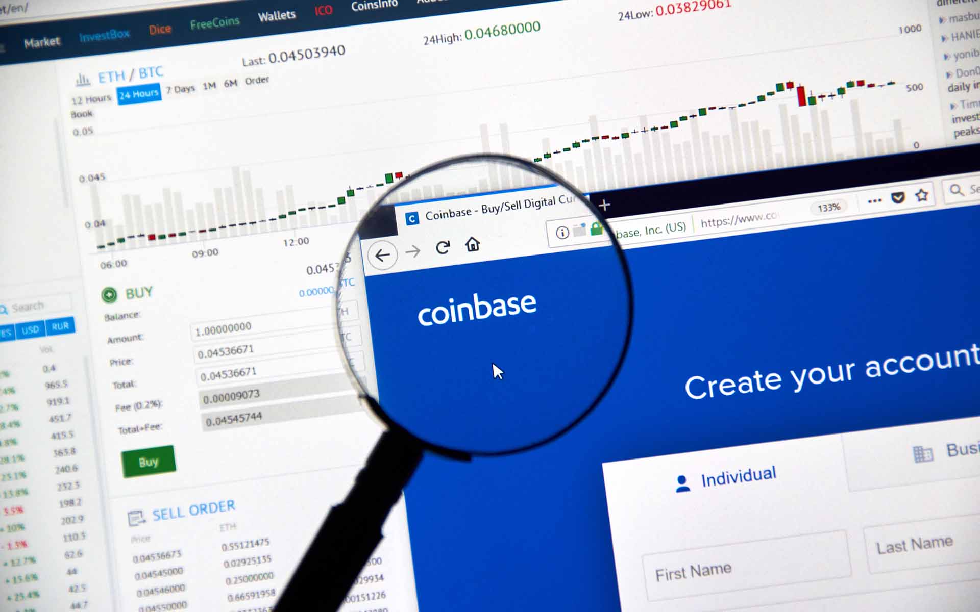 coinbase fizetés