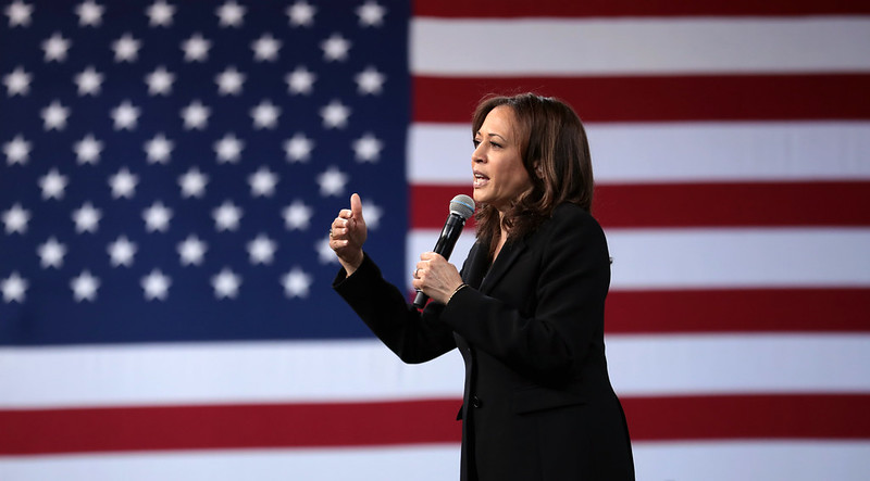 Kamala Harris, USA, elnökválasztás, konferencia