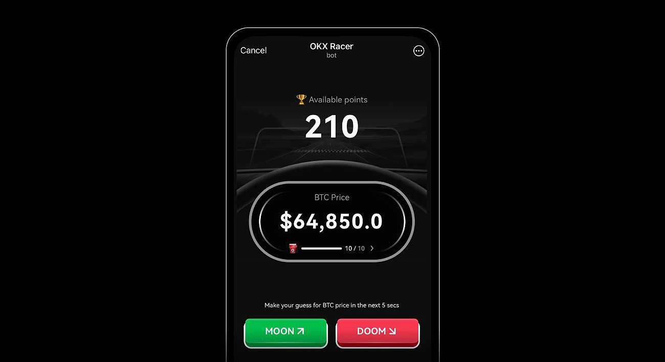 OKX Racer Telegram játék