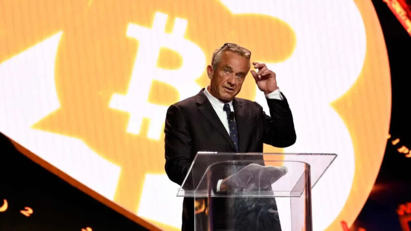 Kennedy elnökjelölt, bitcoin