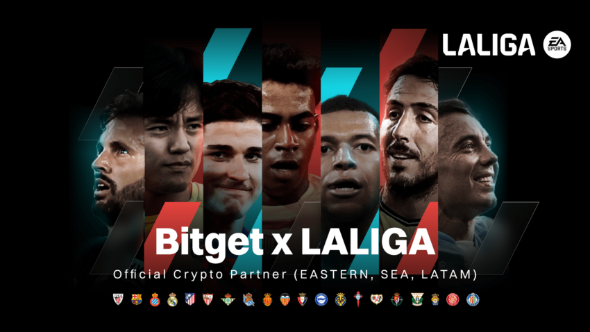 bitget, kriptotőzsde, laliga, partnerség, web3
