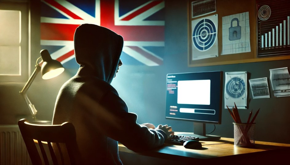 brit kiskorú chatel a szobájában, gyanúsan, valószínűleg terrorizmus támogatásáról van szó