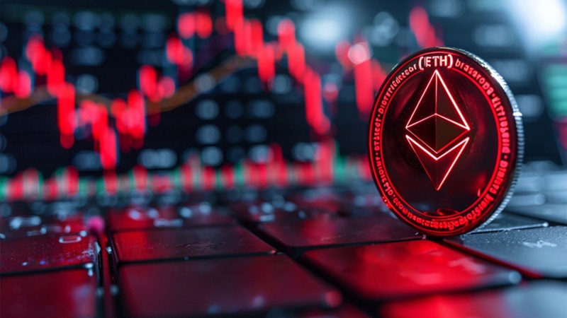 Zuhanórepülésbe kezdett az Ethereum árfolyama