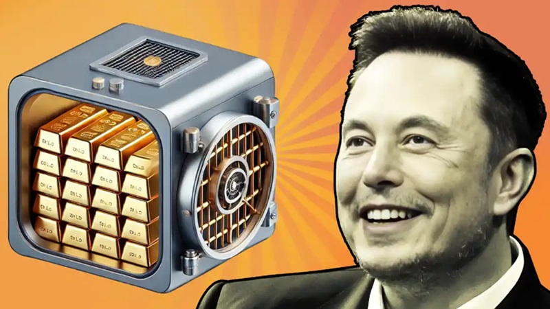 Elon Musk Amerika aranytartalékai