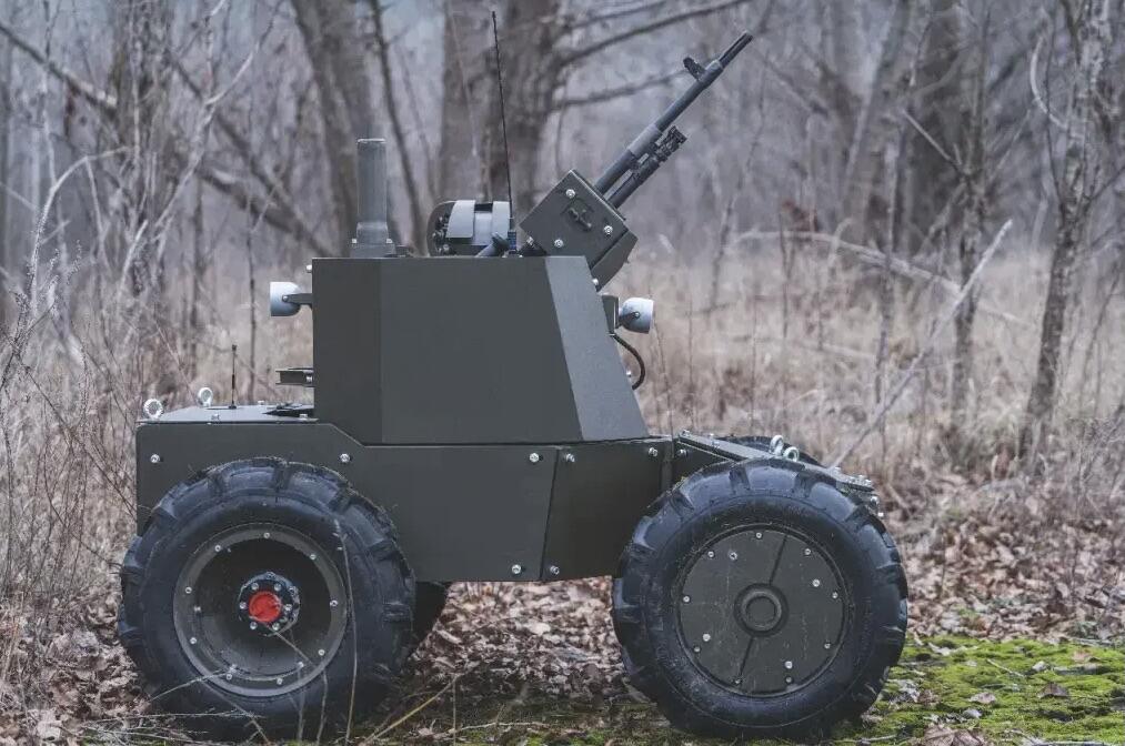 Ukrán háború harci robot