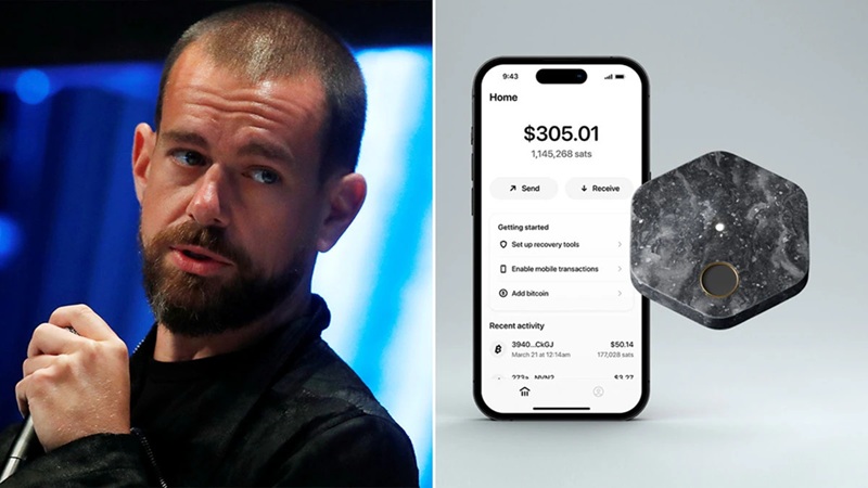 Block Bitcoin tárca Jack Dorsey
