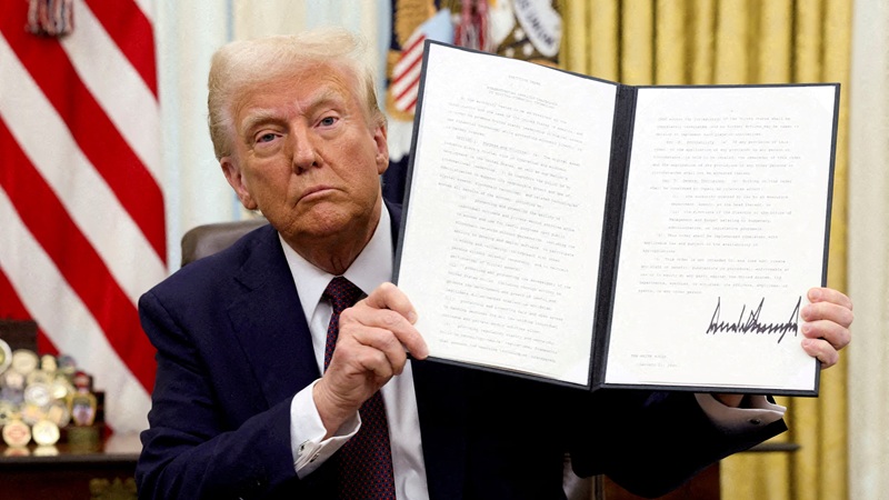 Trump kriptó törvényt írt alá